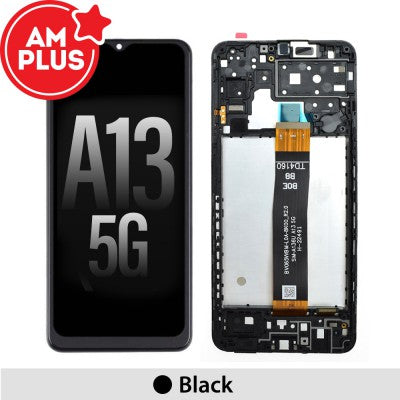 Tecguru-Samsung Galaxy A13 5G A136B LCD Screen Replacement Digitizer with Frame (Service Pack)-Black Tecguru-Samsung Galaxy A13 5G A136B LCD Screen Replacement Digitizer with Frame (Service Pack)-Black